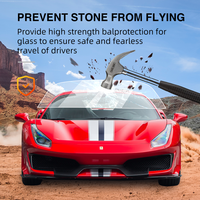 Film de protection de pare-brise en TPU 7,5 mil, transparent HD, auto-réparateur, hydrophobe, anti-rayures, protection UV à 99 %