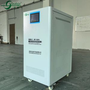 مثبتات آلية ثابتة 100KVA AVR صناعية <span class=keywords><strong>3</strong></span> مراحل 380VAC V قوة تنظيم موحدة 100KVA bw - Product Image 3