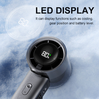 IMYCOO Haute Vitesse Compact Portable Led Affichage Poche Ventilateur De Poche Puce Intelligente Rechargeable KC CE FCC 4500mAh Batterie Mini Ventilateur