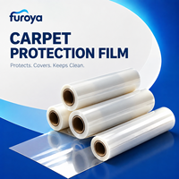 Film de protection auto-adhésif pour tapis, surface haute brillance, largeur 60 cm, pour bâtiments commerciaux, entrepôts et installations