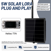 Keepteen D5L-H4 Solar Repeater LoRa Node dengan Modul LoRa Heltec T114 Kompatibel dengan Meshtastic Meshcore untuk Komunikasi IoT