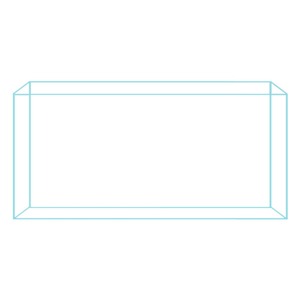 Aquarium en verre rectangulaire ultra-transparent sur mesure - Aménagement paysager écologique pour bureau - Product Image 1