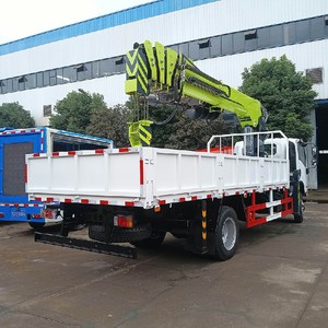 รถเครนติดรถบรรทุก ISUZU 4x4 ขนาด 5-8 ตัน ยี่ห้อจีน พร้อมบูมยืดไสลด์ตรง และหัวเจาะ - Product Image 4