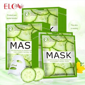 แผ่นมาส์กหน้าผลไม้แตงกวา บลูเบอร์รี่ ทับทิม เกรปฟรุต บำรุงผิวหน้า - Product Image 2