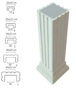 Polystyrene Polystyrene archittectual ตกแต่งผนังภายนอก - Product Image 4