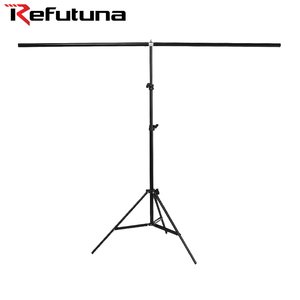 Support de Fond <span class=keywords><strong>Photo</strong></span> en T de 200x150cm, Kit Complet pour Studio <span class=keywords><strong>Photo</strong></span>, Structure Cadre en T - Product Image 2