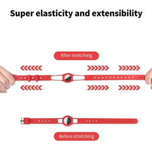 Correa localizadora para Apple Air Tags, funda protectora para <span class=keywords><strong>Airtag</strong></span>, correa de silicona - Product Image 2