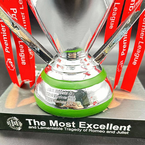 League Trophy Commemorative Medal Barclays Cup Fan Supplies <strong>Engraved</strong> Eco-friendly Resin Trophies Medals <strong>Plaques</strong> - Product Image 3