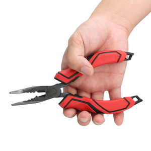 Alicates de Anillas Partidas de Acero al Carbono Rojo de Alta Calidad, Portátiles, Personalizables OEM, para Pesca en Alta Mar, Marca Booms Fishing - Product Image 3