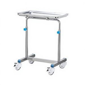 Carro Médico Elevador de un Solo Brazo CIDA, Carro Quirúrgico de Acero Inoxidable 450x350 Clase I para Quirófano y Tratamiento Clínico - Product Image 3