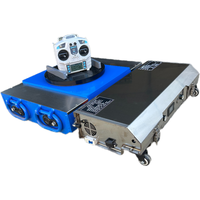 Chariot de manutention électrique télécommandé pour le transport de marchandises, sans frais de livraison