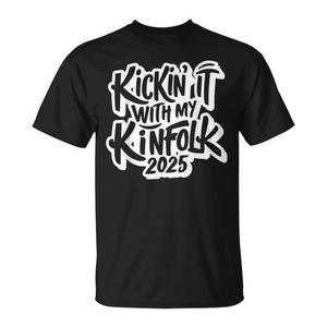 Camiseta Kickin It With My Kinfolk 2025, regalo para la reunión familiar - Product Image 1