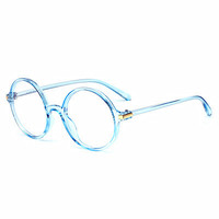 Gafas transparentes a la moda para hombre y mujer, gafas para miopía y ordenador, gafas de lectura redondas, gafas antiluz azul, 2019