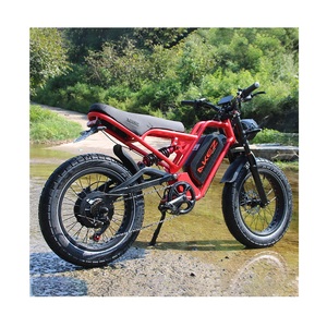 美国库存Akez 52V 1500瓦电动轮城市Ebike 20英寸快速远程成人电动运动越野混合自行车MTB - Product Image 4