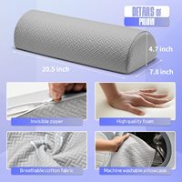 Coussin Ergonomique en Mousse à Mémoire de Forme pour les Jambes – Confortable, Respirant, en Forme de Cale – Soulage la Sciatique et les Douleurs Dorsales – Idéal pour la Récupération à Domicile