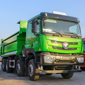 Foton Auman ETX Cummins Engine 260 270 290 300 310 330 336 350 375 380 400HP 8*4 Camión volquete de transmisión manual MLG Venta caliente - Product Image 3