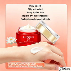 Crema Facial Esencial Natural Orgánica a Base de Hierbas, Blanqueadora y Suavizante, con Extracto de Loto de Nieve, Tremella, Aloe <span class=keywords><strong>Vera</strong></span> y Vitaminas, Hidratante - Product Image 5