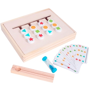 Apprendimento Giocattoli Educativi Sussidi <span class=keywords><strong>Didattici</strong></span> Montessori di legno di figura di colore di corrispondenza di gioco dei bambini del partito di gioco di logica giocattolo - Product Image 4