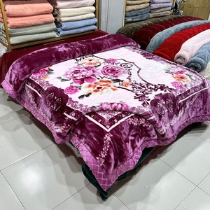 Couvertures Raschel en gros pour l'hiver, 5 kg, lit double, <span class=keywords><strong>taille</strong></span> king, 100% polyester, couvertures Raschel à sublimation, tricot doux - Product Image 4