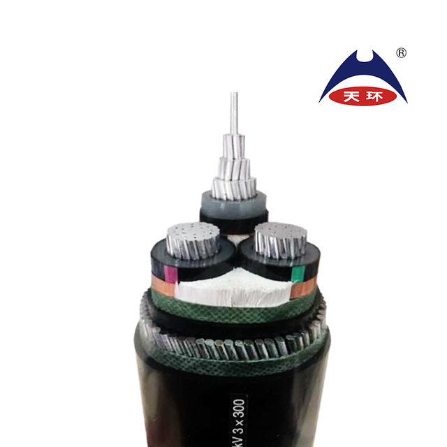 YJLV32 8.7/15kv 25mm 50mm 70mm 95mm Aluminum Conductor XLPE Insulated SWA PVC Sheath 500m Railway Power Station Power Cable