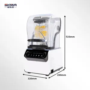 High Speed Smoothie Machine With Soundproofing Mixed Fruit Smoothie Food Blender Machine