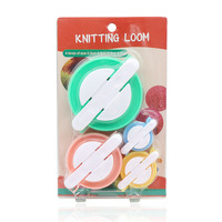 Nouveau fabricant de balles 4 pièces/ensemble fabricant de boules de laine maison fait à la main bricolage tissage en peluche pompon ensemble d'outils