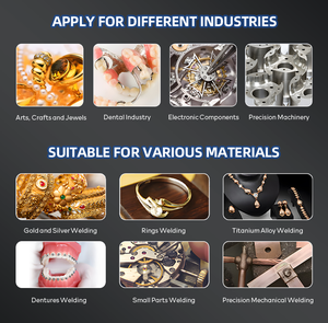 เครื่องเชื่อมเลเซอร์ขนาดเล็กสำหรับเครื่องประดับนาฬิกาแว่นตาเครื่องมือเครื่องประดับ150W เครื่องเชื่อมเลเซอร์เครื่องประดับ - Product Image 6