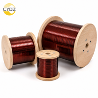 Fil plat en aluminium émaillé léger 4x8mm 155 ° Bobinage de stator de générateur d'éolienne classe C F IEC 60317