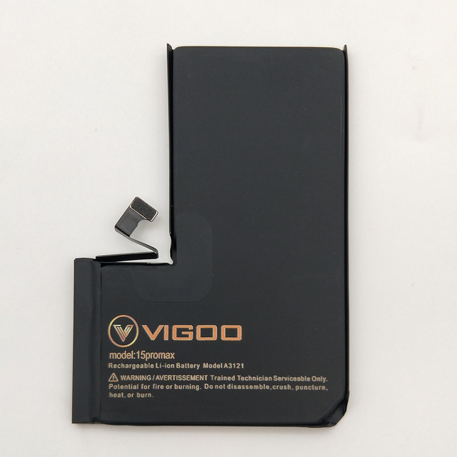 Smartphone Replacement Battery for iPhone 15 Pro Max High Durability Full Capacity Li-ion Battery Wholesale 12 Month Warranty