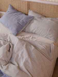 Juego de Sábanas Clásicas de Satén de Algodón Transpirable con Acabado Stone Washed, 210 Hilos, para Uso Doméstico y Hotelero, en Oferta - Product Image 3