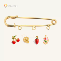 YML & DIY Charms Pendentifs et épingles de sûreté pour chaussures Sacs et accessoires Logo personnalisé fait à la main Épingle de sûreté