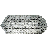 Chaîne de moto personnalisée 428H, chaîne à rouleaux de transmission de haute qualité et durable pour pièces de moto