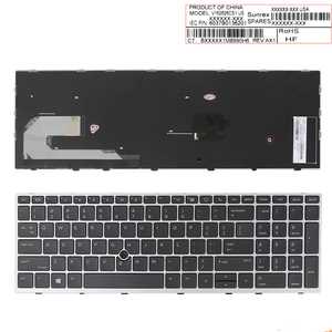 Teclado HK-HHT US para <span class=keywords><strong>HP</strong></span> Elitebook 850 <span class=keywords><strong>G5</strong></span> 855 <span class=keywords><strong>G5</strong></span> 750 <span class=keywords><strong>G5</strong></span> 755 <span class=keywords><strong>G5</strong></span> <span class=keywords><strong>Zbook</strong></span> <span class=keywords><strong>15u</strong></span> <span class=keywords><strong>G5</strong></span> - Product Image 5