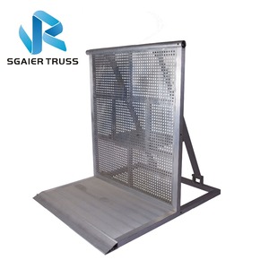 Sgaier Frontale In Alluminio della Fase Barriere Festival di Musica Folla Barricate - Product Image 3