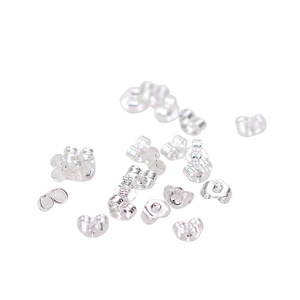 Copper Alloy Stud <b>Earring</b> <b>Backs</b> 18K Gold Plated 925 Stainless Steel For DIY Jewelry Making Accessories Unisex Fashion <b>Earrings</b> - Product Image 4