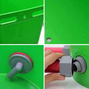 Nuovo Alimentatore per <span class=keywords><strong>Animali</strong></span> da <span class=keywords><strong>Fattoria</strong></span> 8L con 5 Tettarelle, Secchio in Plastica Sospeso per Vitelli e Agnelli - Product Image 4