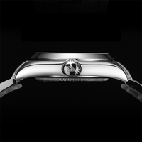 CADISEN nouveau NH35 hommes montre mécanique AR verre saphir BGW9 bleu lumineux montre automatique pour hommes 100M montres étanches 8213