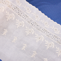 Garniture en dentelle brodée en coton floral 28cm Dentelle sexy pour Lolita Vêtements pour femmes et accessoires pour cheveux pour chaussures et sacs