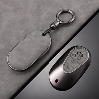 Housse de protection pour clé de voiture en cuir TPU souple pour Mercedes Benz E300l C260l A200l C200l GLC GLA GLB220 Accessoires automobiles