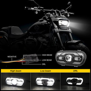 LOYO Newest Design Motorcycle Led Light 65W Led <strong>Headlights</strong> for <strong>Harley</strong> Fat Bob 2008-2019 Motorcycle Led <strong>Headlights</strong> - Product Image 2
