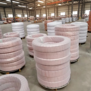 Tube en cuivre C11000 <span class=keywords><strong>5</strong></span>/<span class=keywords><strong>8</strong></span> OD X 0.065 WT X 50 pieds, pureté 99,99 %, durable pour la réfrigération commerciale et les conduites hydrauliques - Product Image 1