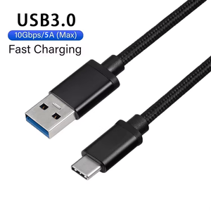 สายถักไนลอน USB3.0A ชาย TYPE C สายเคเบิลข้อมูลการส่งข้อมูลสูงอเนกประสงค์สายเคเบิลใหม่สำหรับชาร์จโทรศัพท์คอมพิวเตอร์ USB 3.0 - Product Image 1