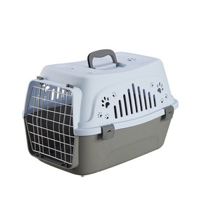 High Quality Travel Outdoor Portable Plastic Airplane Transport Cage Pet Flight Case Dog Transport Box
