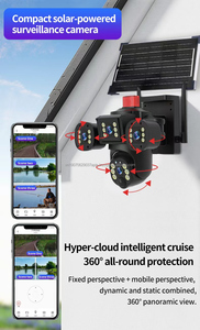 V380 Pro クラウドストレージ 6MP 9MP WiFi IP67 屋外ソーラーカメラ フルカラーナイトビジョン セキュリティシステム 4G SIMカード CMOS 1年間 - Product Image 5