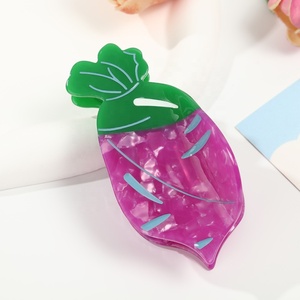 กิ๊บติดผมผลไม้ฤดูร้อนแบบใหม่ น่ารัก แฟชั่น อะซิเตท น้ำหนักเบา สำหรับผู้หญิง ของขวัญงานแต่งงาน งานปาร์ตี้ - Product Image 4