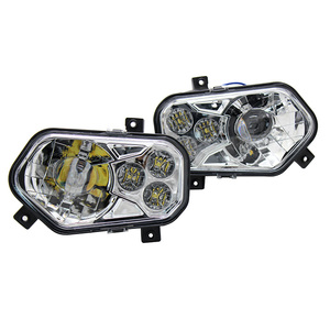 Phares Led ATV Convient pour <span class=keywords><strong>Polaris</strong></span> <span class=keywords><strong>RZR</strong></span> <span class=keywords><strong>800</strong></span> 900 Kits de phares de Conversion Led Chrome 2012-2013 - Product Image 1