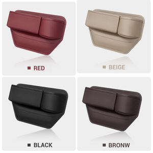 กล่องเก็บของเบาะรถยนต์ช่องเก็บของเบาะรถทำจากหนังกล่องเก็บของเบาะรถยนต์สำหรับช่องว่างด้านหน้า - Product Image 4