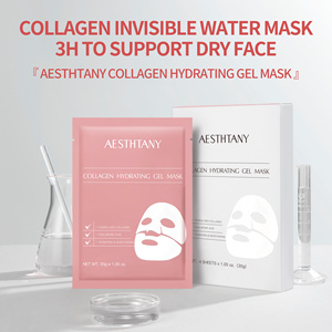 Masker hidrogel pencerah nada kulit, perawatan wajah Korea Label pribadi masker wajah nyata dalam mengurangi pori-pori Hydrating - Product Image 2