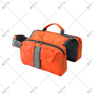 Dog Pet <b>Backpack</b> Orange Color Polyester Waterproof <b>Large</b> And Small Size For Travel And Outdoor Use - Product Image 5