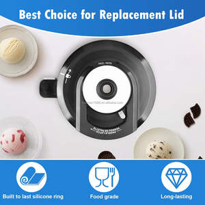 Couvre-bol extérieur pour sorbetière électrique compatible avec les séries NC301, <span class=keywords><strong>NNJ</strong></span>, NC299AMZ/NC300/NC201/NC101, en plastique, sans pagaie incluse - Product Image 5